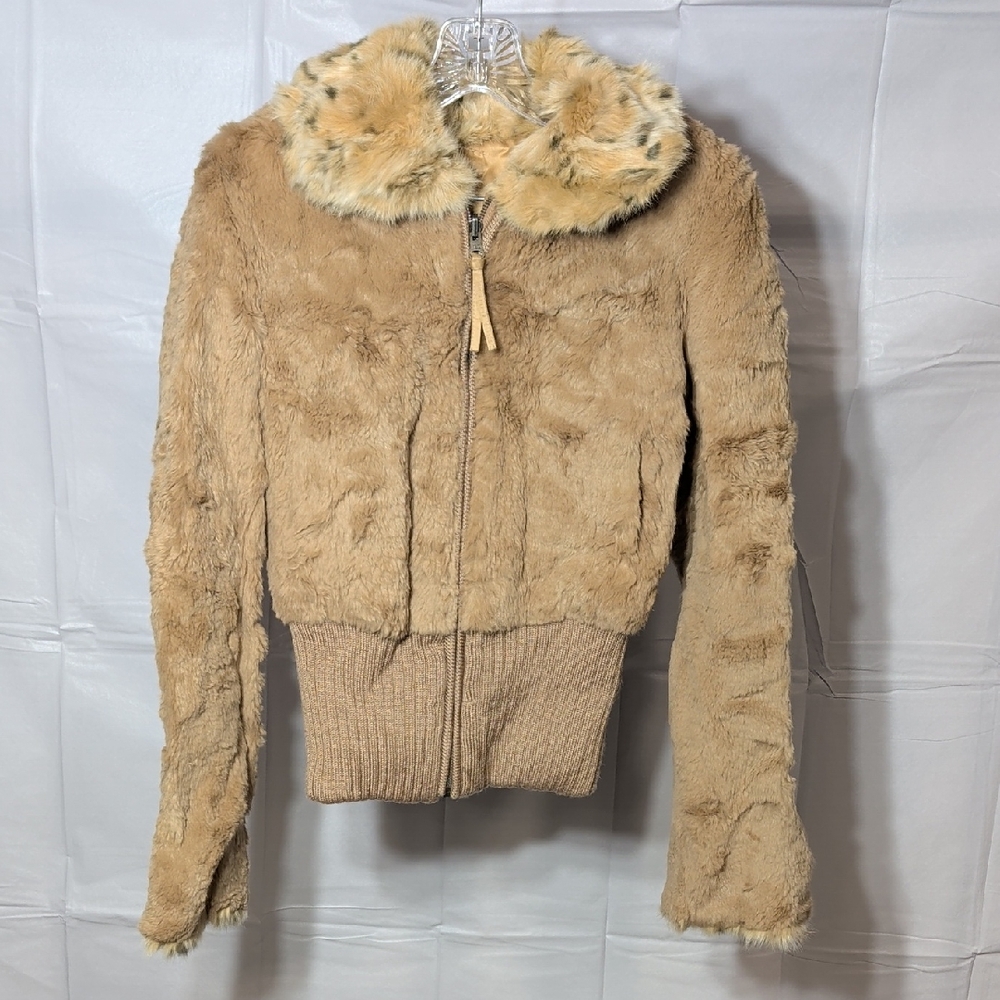 June Rabbit Fur Reverseable Jacket - Picture 1 of 7